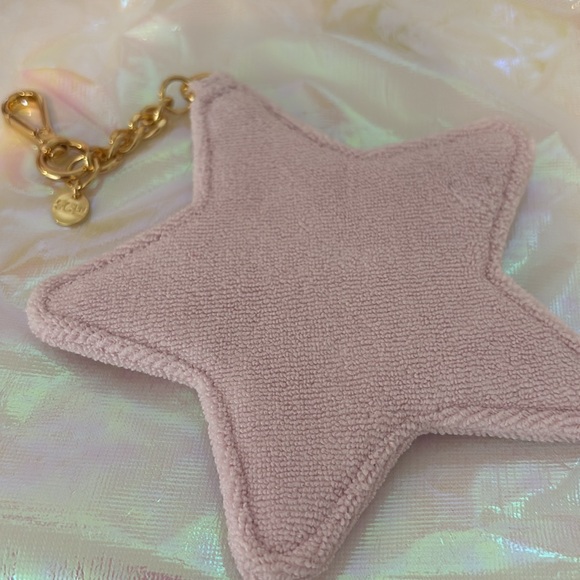Stoney Clover Lane Terry Cloth Star Keychain - Picture 3 of 4